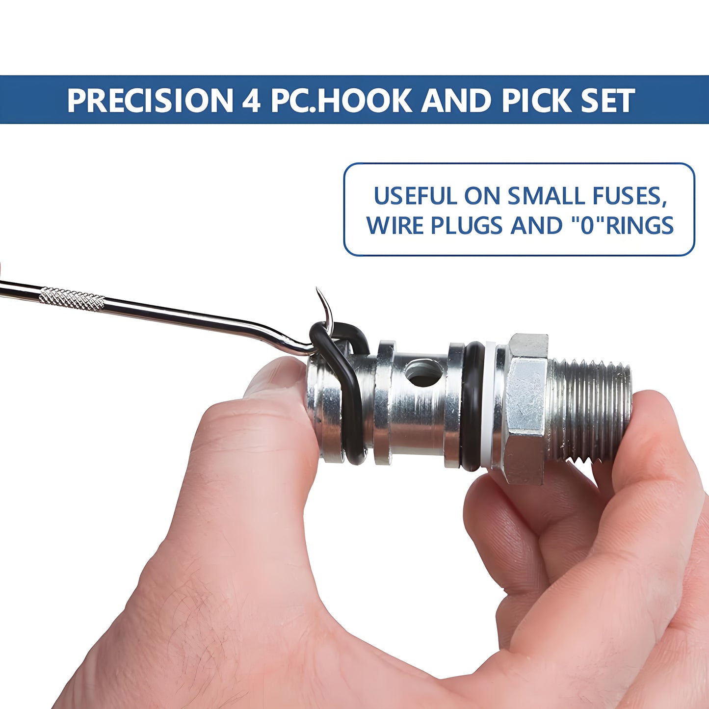 XSLRDKE 10pcs/15pcs Pick And Hook Set, Precision Automotive Pick Tool Set for Car Auto Oil Seal/O-Ring Seal Gasket Pick Mini Hooks Puller Remover Best for Automotive And Electronic Tools, Practical Tool