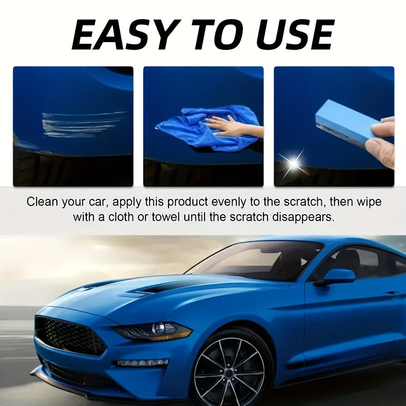 Car Scratch Repair Wax, Upgraded Car Paint Scratch Removal Suit-polishing and Waxing Repair Cream, Recovery Scratch Repair Cream