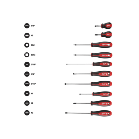 Milwaukee 2710 10 PC Screwdriver Kit