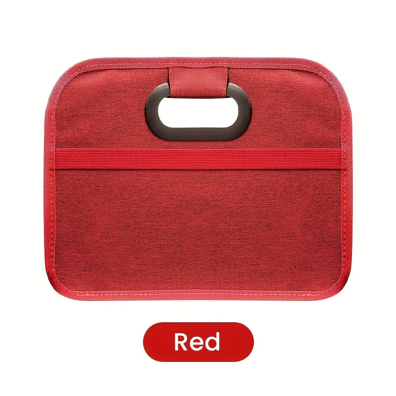 Portable, Durable, Foldable Car Storage Box with Handle - Suitable for All Cars, SUVs, and Minivans