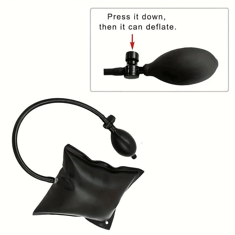 14 Professional Auto Tools - Automotive Emergency Repair Tool Kit - Automotive Lock Tool Kit - S-type Hook Air Wedge Bag Pump with Thin Rod And Wide Rods Ideal for Car Enthusiasts And DIY Home Repairs
