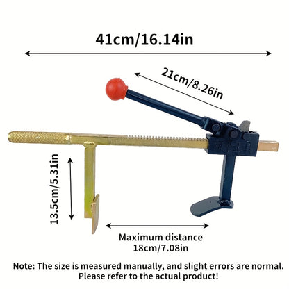 1pc Heavy-Duty Manual Tire Changing Tool - Durable High-Strength Steel, Multi-Purpose with Protection, Easy-to-Use for Tubeless Tires, Ideal for Efficient Tire Removal and Installation
