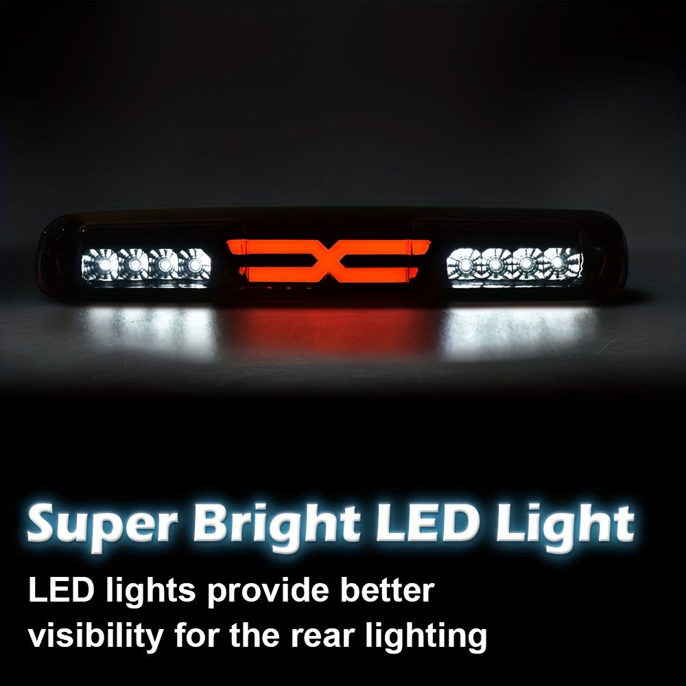 Third TailType X Brake Light High Mount Stop Lamp Reverse Light Turn Signal Light Fit for Chevy for Silveryado 99-06