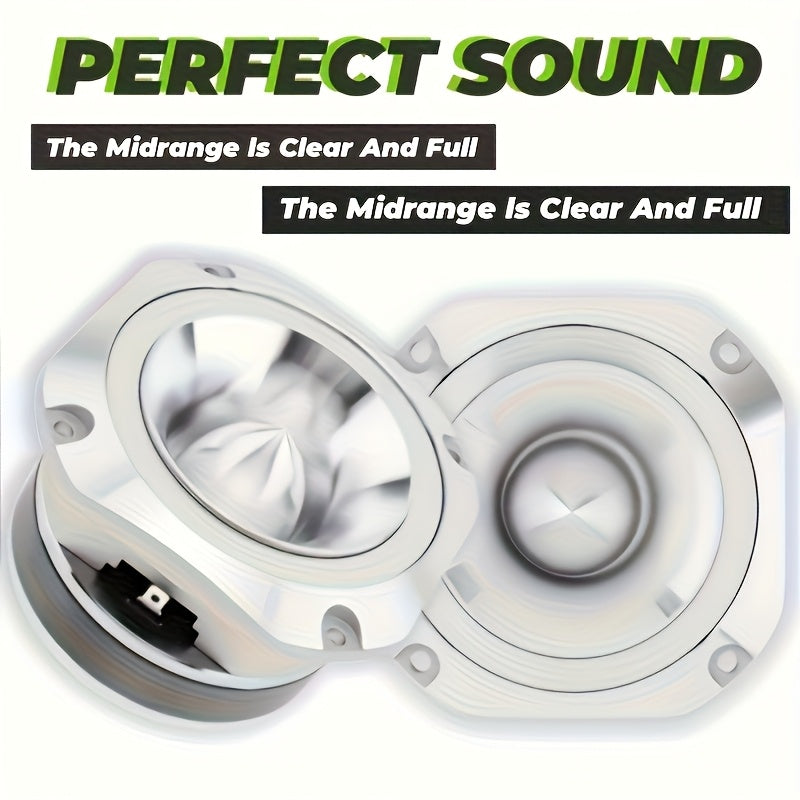 This Is a 600W Aluminum Frame Bullet Tweeter Unit, Measuring 4 Inches And Rated at 6 Ohms. It Features a Chrome End And Is Designed for Stereo Use, Providing High-Quality Sound for Car Audio Systems. It'S a High-Fidelity Super Tweeter That Is Easy T