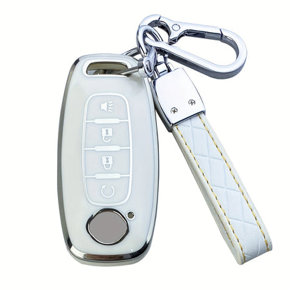 Key Fob Cover Case for Nissan for Pathfinder for Rogue for Kicks Accessories