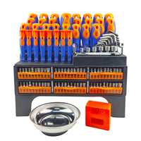 118pcs Orange&Blue