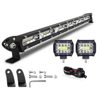 20inch light bar+2*4inch work light+Wiring