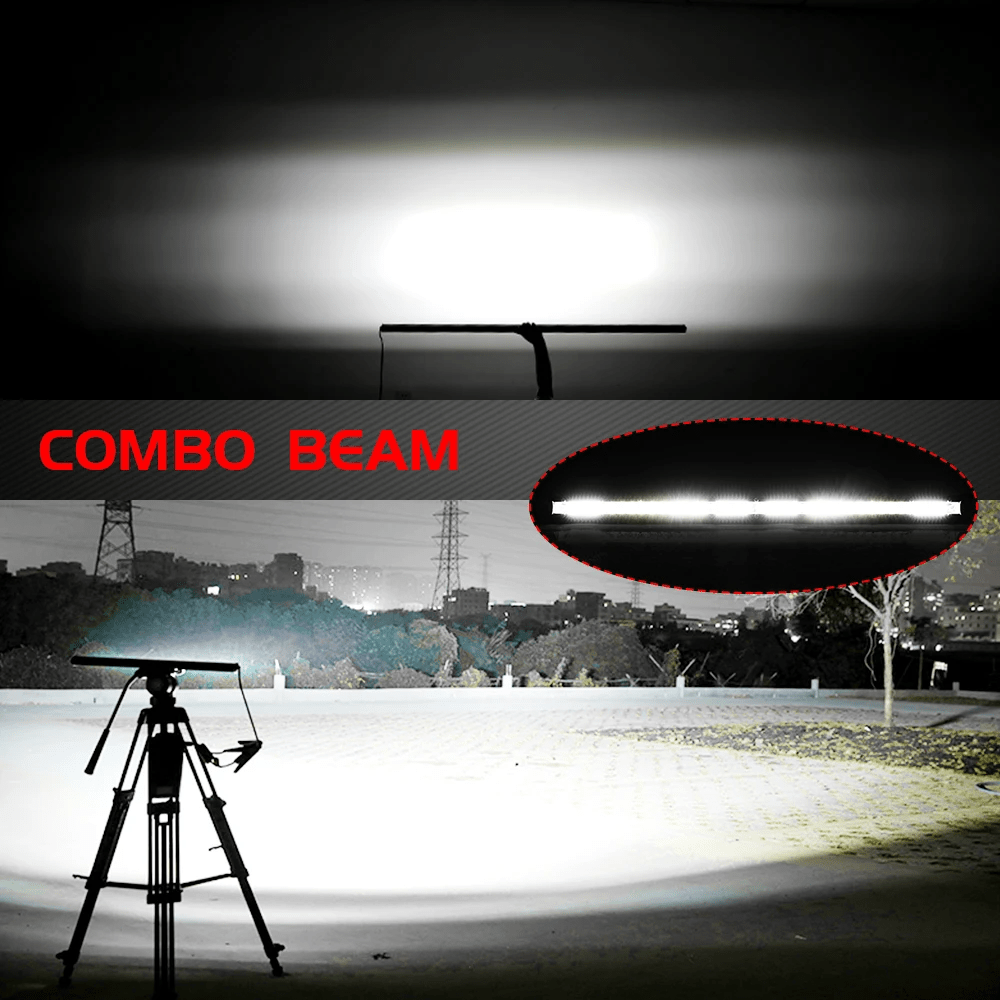 22inch 10inch LED Work Light Bar + 4inch LED Light Bar for Car Truck Offroad 4x4 Jeep SUV UTV ATV Tractor Off Road, No Battery Required
