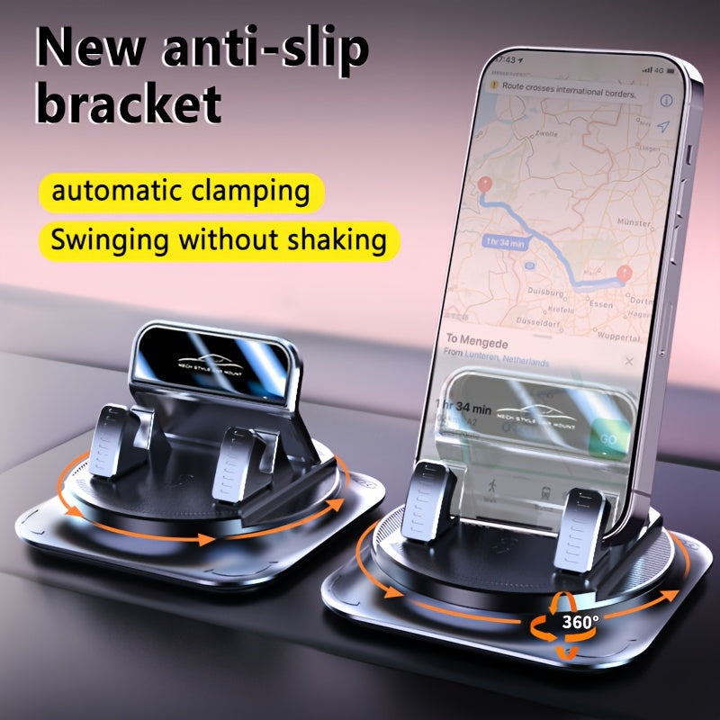 Magnetic Car Phone Holder [78+LBS Strongest Suction And 2400gf Strongest Magnetic Force] 360° Adjustable Car Phone Holder, Car Phone Holder for I Phone 16 Pro Max 15 14 13 12 Plus (Aluminum Alloy)
