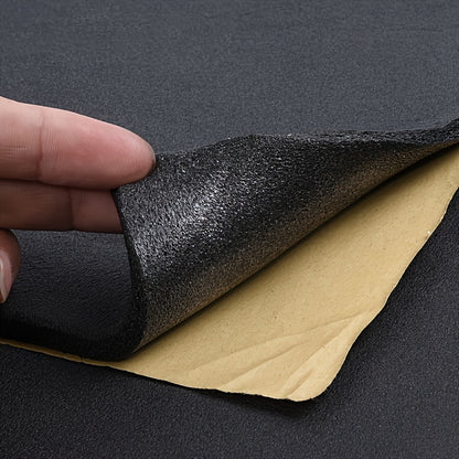 1 Roll 15/10/6/3mm Thickness Automotive Hood Engine Heat Insulation Soundproof Shock-Absorbing Soundproof Sticker Car Accessories 78.74*19.69inch/39.37*19.69inch