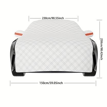 Car Snow Shield Front Windshield Snow Cover Frost Frost Windshield Windows Four Seasons Universal Thickened Cover Cloth Sunshade Cover for Cars Windshield Sunshade