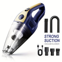 901-Blue+Yellow-Cordless Vacuum Cleaner