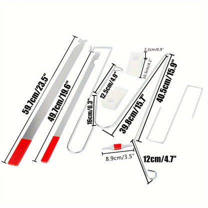 Professional Auto Tool Kit - Car Emergency Repair, Lockout Tool Kit with Air Wedge, Bag Pump | Perfect for Car Enthusiasts, DIY Home Repairs