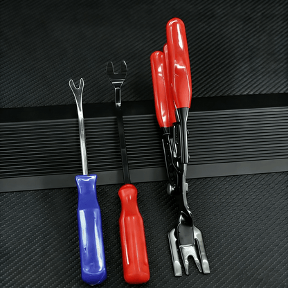 4pcs Car Buckle Disassembly Tool, Buckle Clamp Set Fastener Disassembly Tool, Car Interior Disassembly Tool Set Pry Tool Set Door Panel Instrument Panel Maintenance Tool, Car Panel Clamp Disassembly Tool
