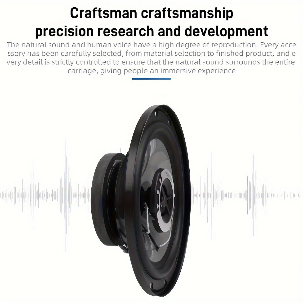 KELUNEGLO 6.5 Inch 400W Car Coaxial Speakers Stereo Car Door Hifi Full Range Speakers High-Quality Rubber Edges, Powerful Magnets, Truck Speakers Car Door Music Audio System Upgrade Universal Fits for Ford, for CHEVROLET, for TOYOTA, for HONDA, Etc.