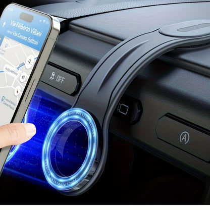 1 Fleximounts Magnetic Car Phone Holder, Detachable And Bendable Aluminum Arm, Suitable for Dashboard Installation of Most Models, Halloween, Christmas Gifts, Fashion Design, Road Trip Essentials, Modern Additions, Car Interior Additions