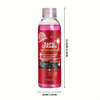 Hybrid Solutions Ceramic Spray Coating, Incredible Shine and Protection for Car Paint, Extreme Water Beading, Safe for Cars, Trucks, Motorcycles, RV's and More, 120ml,4.06oz