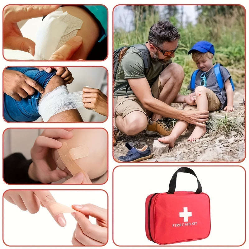 Car small portable emergency kit hand emergency kit Medical rescue kit Car emergency outside travel first aid