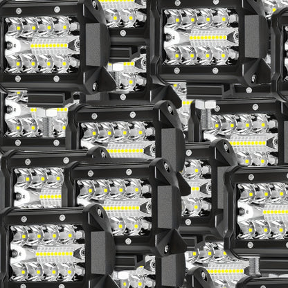 2/4pcs High-brightness Motor Vehicle LED Work Light, 257W, 17100LM Universal Day And Night Ultra-bright Lighting Auxiliary Light, Vehicle Exterior Lighting Lamp, Suitable for Various Vehicles Cars Off-road LED Light, Ideal As A Gift