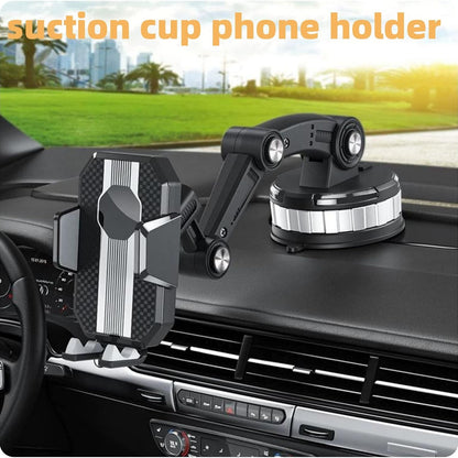 Innovative Mechanical Arm Truck-Mounted Phone Holder with Suction Cup, Providing 360-Degree Rotation And Super Stable Suction Power. The Upgraded Suction Cup Car-Mounted Phone Holder with Fixed Base Will Be Available in 2025