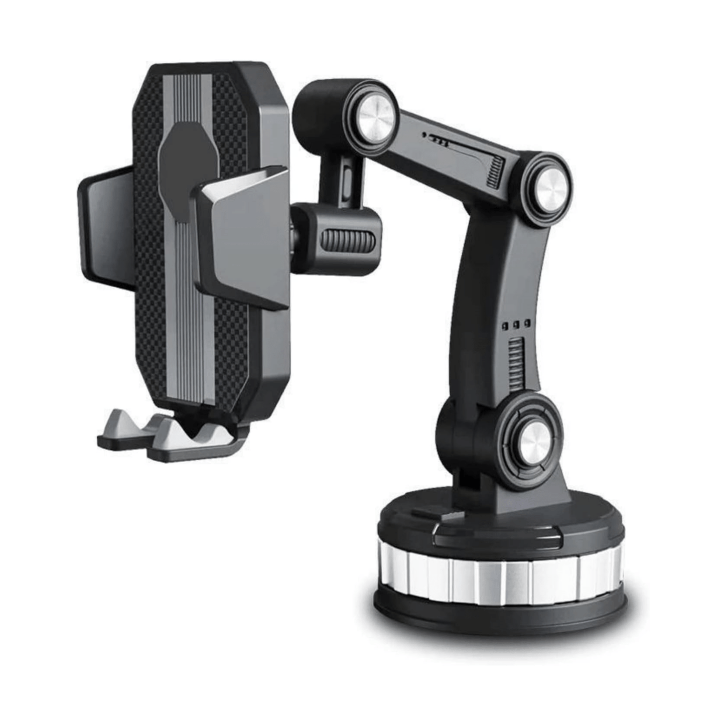 Innovative Mechanical Arm Truck-Mounted Phone Holder with Suction Cup, Providing 360-Degree Rotation And Super Stable Suction Power. The Upgraded Suction Cup Car-Mounted Phone Holder with Fixed Base Will Be Available in 2025