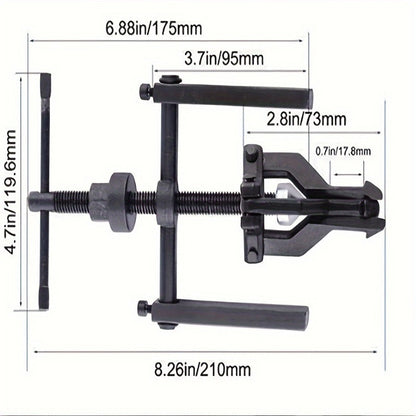Claw gear puller, three-claw pilot bearing puller, automotive machine tool kit, inner bearing puller, wheel bearing remover