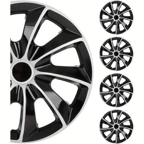 SCITOO Snap on Hubcap Rim 16 Inch Auto Tire Replacement Exterior Cap OEM Steel Wheel Hubcaps Wheel Cover