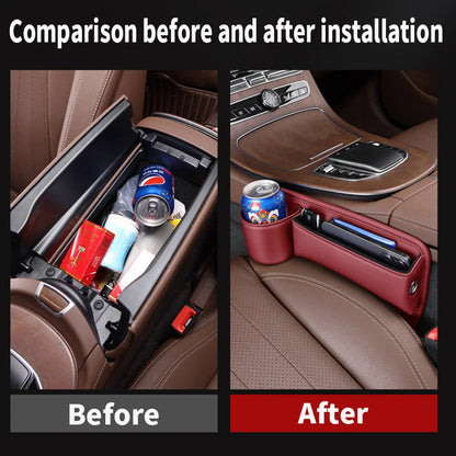 2pcs Storage Box + 2pcs File/1pc Storage Box + 1pc Towel Car Seat Gap Organizer Storage Box Pocket Multifunction Universal Wallet Keys Card Cup Phone Holder Auto Interior Accessories Car Storage Boxes|car Accessories Clearance|car Seat Side Filler