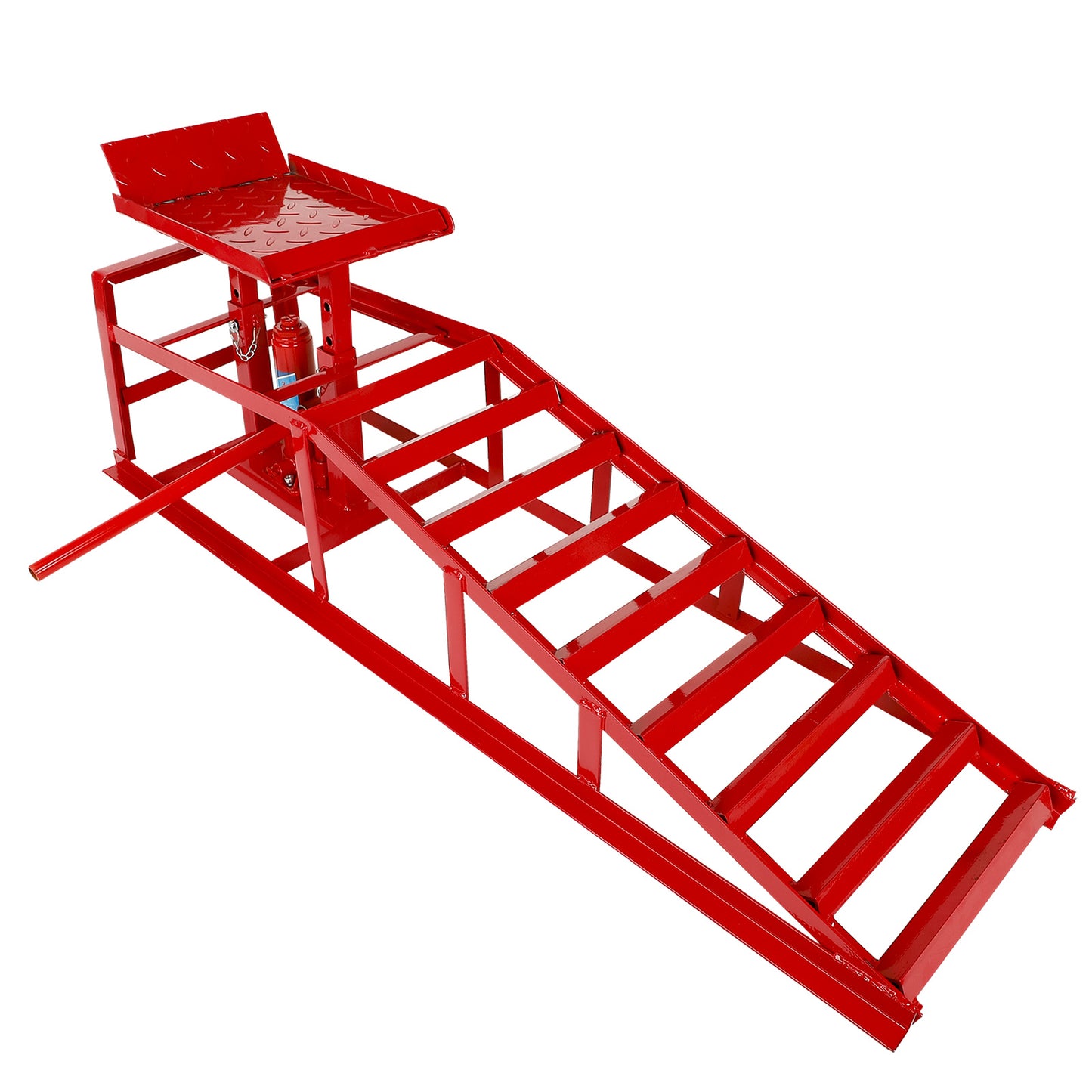 Hydraulic  Ramps 11000lbs 5T Low Profile  Lift Service Ramps Truck Trailer Garage, Height Hydraulic Vehicle Ramps(1 Pack/ 2 Pack)