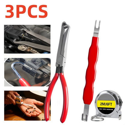 [Electrical Pliers] 8/3pcs Electrical Disconnect Pliers And Ruler, Upgraded Electrical Connector Pliers, Automotive Electrical Connector Removal Tool, Automotive Electrical Terminal Connector Separator Removal Tool for Cars - Electrical Pliers - Automotiv