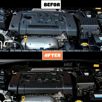 Engine Compartment Repair And Protection Spray: High-Gloss Protective Agent-To Improve The Brightness of The Plastic, Heat And UV Resistance, Long-Lasting Protective Coating