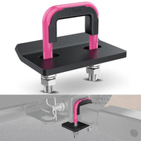 Pink U-shaped tube