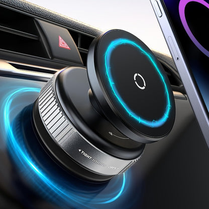 360-Degree Adjustable Vacuum Magnetic Suction Phone Holder, Suitable for Car/Gym/Mirror/Smooth Surface Hands-Free Suction Cup Phone Holder, Compatible with All Smartphones