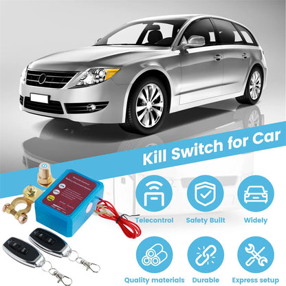 Remote Battery Disconnect Switch 12V /24 V 240A Battery Kill Switch for Auto RV ATV, Power Cutoff Switch, Remotecontrolled Switch, Easy Installation, Reliable Construction, Highcurrent Handling, Power Disconnect, Auto Enthusiasts, Rv Owners