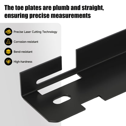 2pcs Wheel Repair Tools, Wheel Alignment Tools, Heavy Duty Toe-In Positioning Tool Plate with Hanging Holes for Easy Wall Mounted Storage Black, Universal Fit for Car, Truck, SUV, Valentine'S Day Gifts, Halloween Gifts