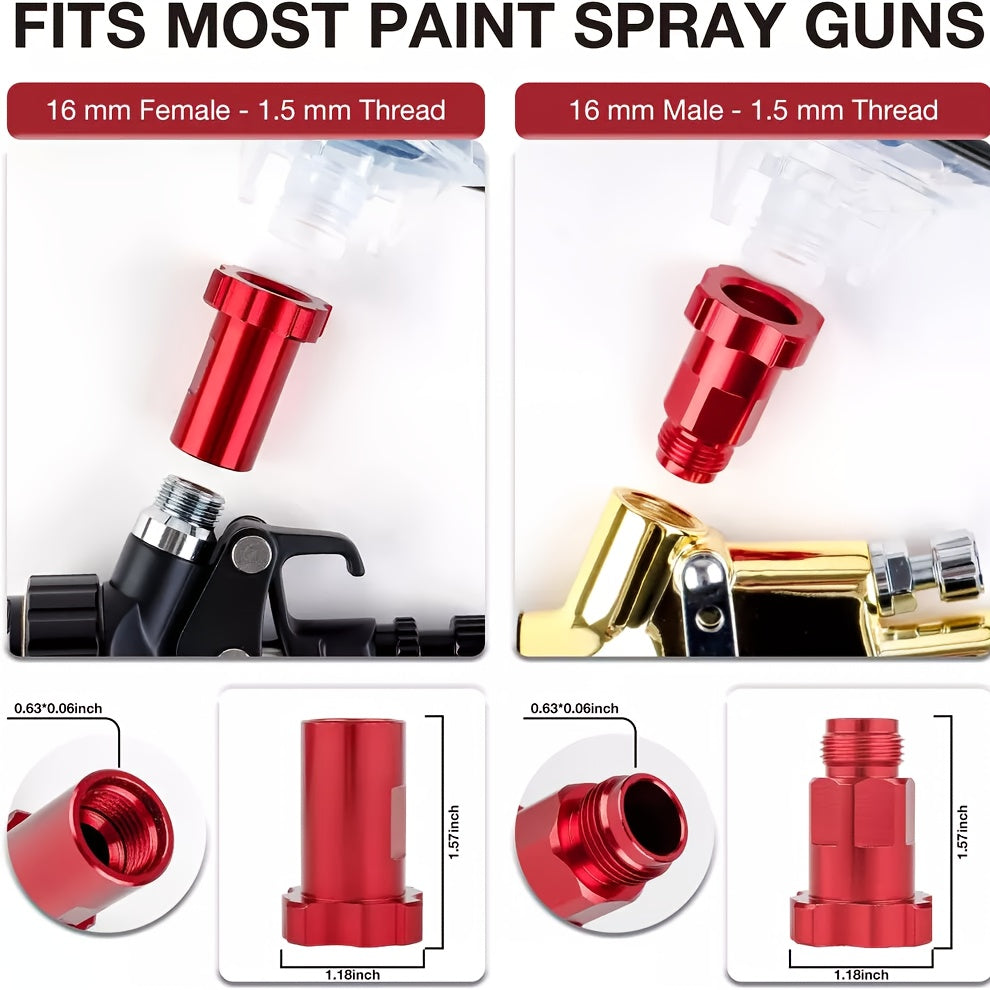 Set of 50 Disposable 20.29oz PPS Cups with Liners And Lids for Paint Spray Guns, Including Mixing Cups for HVLP Sprayers, a 2-Cup Adapter, And a Paint Stirrer, Perfect for Automotive Painting