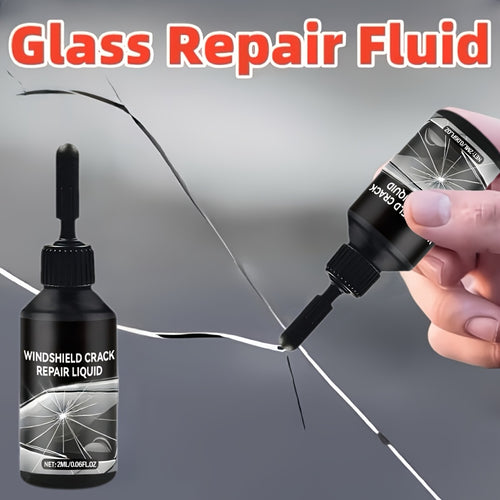 Windshield Repair Kit, 15-Minute Quick Fix, Nano Liquid Stops Spread, DIY And Save $250+. Works On Bullseye, Star Cracks, And Scratches. 2 Options-2-Pack Of Windshield Repair Fluid OR 2 Repair Fluids + 1 Suction Mount. Portable Boxed Set
