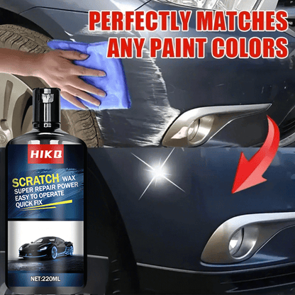 7.44oz Professional Scratch Repair Wax | Fast-Acting, Multi-Surface Scratch Remover for Cars, Motorcycles, Furniture & Appliances - Restores Surfaces to Like-New Condition in Minutes, Ideal for Car and Motorcycle Maintenance