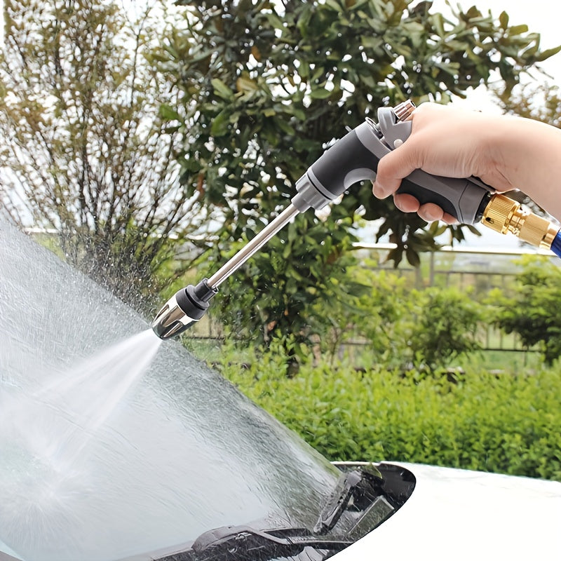 Portable Wash Spray Gun Enhanced Water Flow Easy Grip Christmas New Year Handy Item for Car Wash & Garden Use