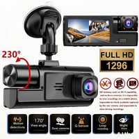 Dual-lens dashcam (no card)