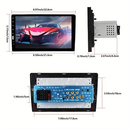 Hikity 1 din MP5 Player 9-Inch HD Touch Screen 1DIN Auto audio USB TF Card For Universal Autoradio Multimedia Player+Rear view Camera (optional)