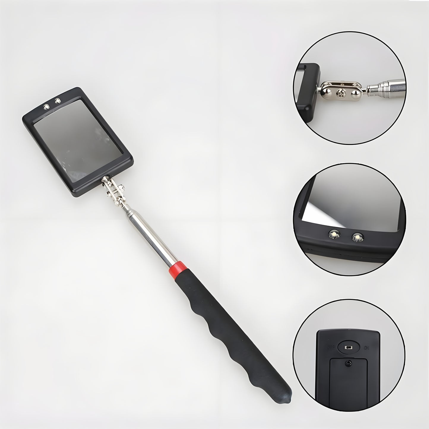 XSLRDKE Magnetic Pick-Up Tool, Adjustable Sticks and 360 Swivel Inspection Mirror, 5 Pack/6 Pack