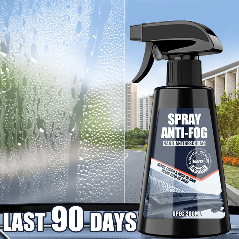 Long-lasting Anti-fog Spray, Suitable for Car Glass and Helmets, Windshield and Car Window Defogging Agent, Improve the Clarity of Mirrors and Glass Anti-fog Spray