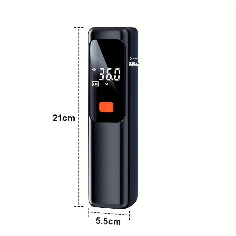Portable Car Air Pump | Fast Air Filling, Digital LED Tire Pump, Automatic Tire Pressure Detection, Wireless Air Compressor - Suitable For Car, Bicycle, Motorcycle Tires, Basketball Inflating, USB Charging, Rechargeable Battery