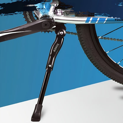 Bike Kickstand, Adjustable Strong Aluminum Alloy Bicycle Kickstand for 24-29 Inch Bikes