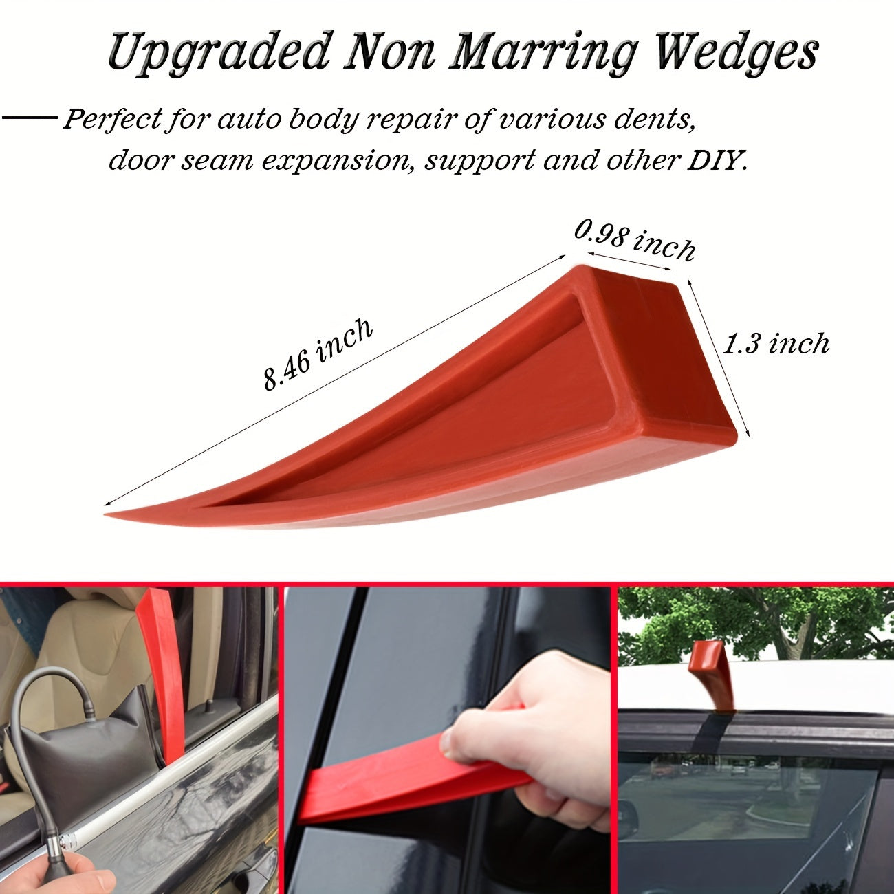 [Car Door Opener Kit] Emergency Car Door Opener Tool Kit, Universal Car Emergency Kit, Car Door-Unlocking Kit With Long Reach Grabber, Wedge Air Bag, Auto Trim Removal Tool Kit And Tool Bag Etc. Blue