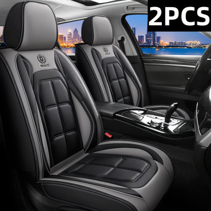 1pc, 2pcs, 5pcs, Advanced Faux Leather Car Seat Cover, Imitation Faux Leather Car Seat Cover, Protective Seat Cover, Suitable For Cars, SUVs, Vans And Trucks, Dirt-resistant, Send Gifts To Relatives