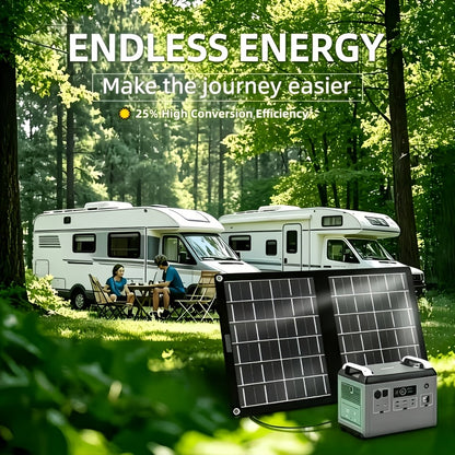 30W Portable Solar Charging Panel, 2-in-1 Folding Design, with USB Charging Port, High Efficiency, Plug-and-Play Solar Panel for Phones, Tablets & Action Cameras, Lightweight Outdoor Emergency Power Supply for Camping, Travel, RVs & Boats