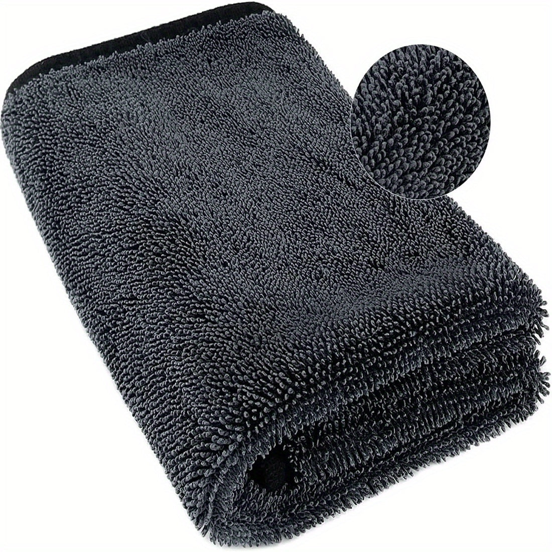 Multipurpose-Car Wash Towel 24'' X 35'' Super-thick Microfiber Towels for Cars Drying Extra Large Super Absorbent Cleaning Cloth Auto Detailing Ultra Soft Lint-Free TWISTED-LOOP DRYING TOWEL Streak-Free 1pc