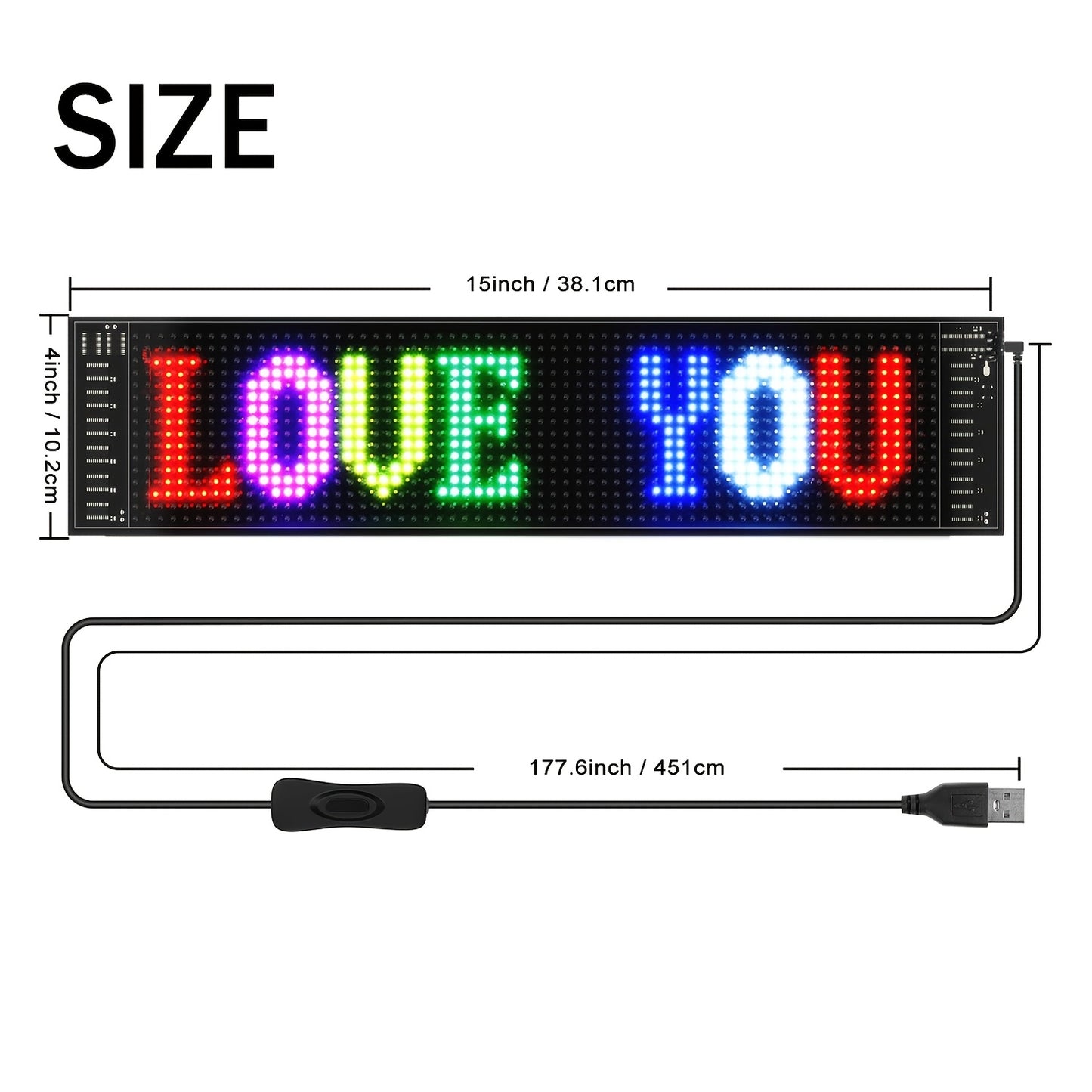 LED Devil Eye Lights For Car, Programmable Led Sign, Flexible LED Matrix Pixel Panel, USB Power Supply, Pre-made DIY Animation And Text Led Car Sign, APP & Remote Control, LED Sign For Car, Halloween, Christmas, New Year, And Birthday Decorations